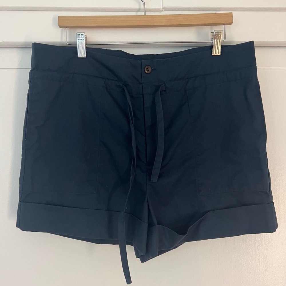 Steven Alan Paper Bag Waist Shorts - Navy